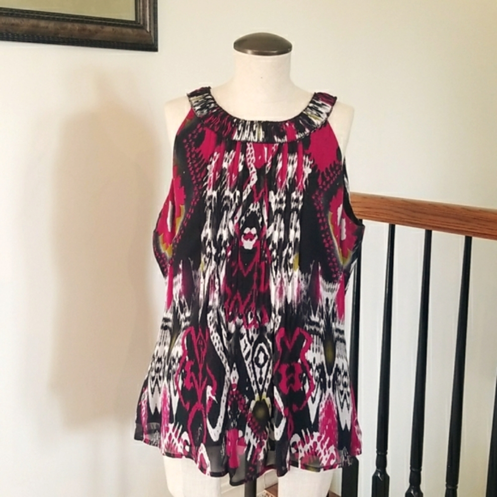 Etcetera silk poly top 14